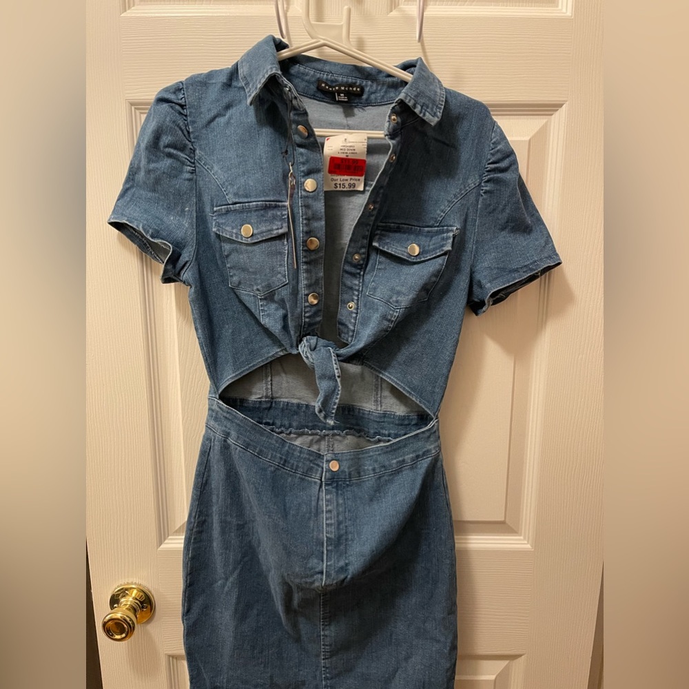 denim dress